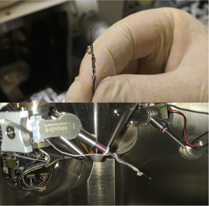 It can be easily fixed with nano postion units of microscopes